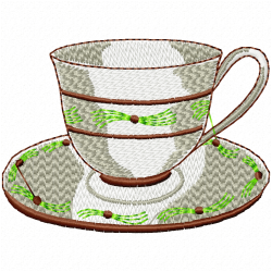 Mugs Embroidery Design 10